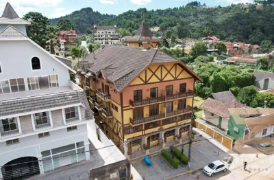 Apartamento com 1 dormitório à venda, 57 m² por r$ 530.000,00 - jaguaribe - campos do jordão/sp