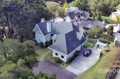 Casa com 4 dormitórios à venda, 385 m² por r$ 5.700.000,00 - capivari - campos do jordão/sp