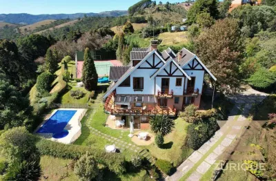 Casa com 5 dormitórios à venda, 800 m² por r$ 8.000.000,00 - horto florestal - campos do jordão/sp