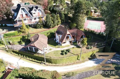 Casa com 5 dormitórios à venda, 280 m² por r$ 1.400.000,00 - jardim embaixador - campos do jordão/sp