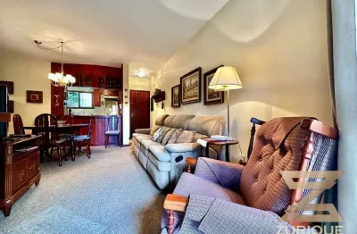 Apartamento com 2 dormitórios à venda, 71 m² por r$ 850.000 - jardim do embaixador - campos do jordão/sp