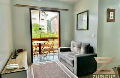 Apartamento com 2 dormitórios para alugar, 50 m² por r$ 3.000,00/mês - alto da boa vista - campos do jordão/sp
