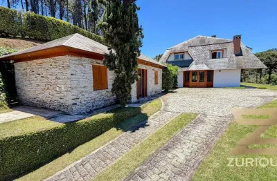 Casa com 5 dormitórios à venda, 371 m² por r$ 2.750.000,00 - recanto araucária - campos do jordão/sp