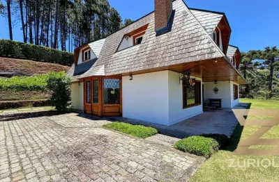 Casa com 5 dormitórios à venda, 371 m² por r$ 2.750.000,00 - recanto araucária - campos do jordão/sp