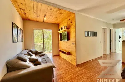 Apartamento com 2 dormitórios à venda, 63 m² por r$ 450.000,00 - jardim elisabeth - campos do jordão/sp