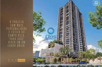 Apartamento à venda na Rua Gil Eanes, Campo Belo, São Paulo