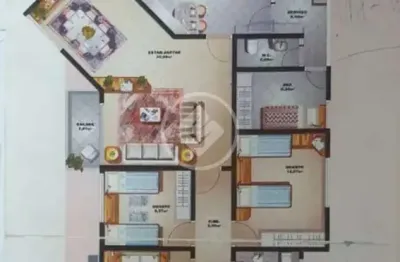 Lindo apartamento no centro de floripa ap 3q+dependência. único dono codigo: 74213