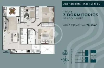Recanto dos corais - melhor planta do prédio! entrega em 2027 codigo: 137973