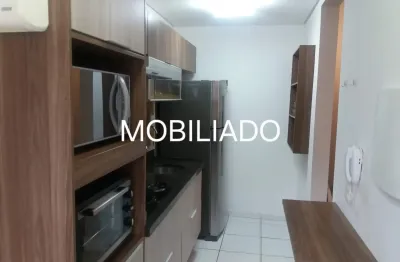 Apartamento mobiliado 3º último andar com 2 dormitórios, 58 m² 