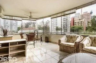 Amplo apartamento com 3 dormitórios, churrasqueira e hidromassagem - 222m² - pet