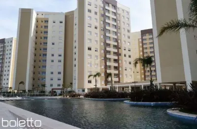 Aluga apartamento semi mobiliado,3 dormitórios, 76 m² - Marechal Rondon - Canoas