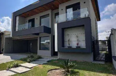 Casa sobrado 4 suítes novo no urbanova em são josé dos campos
