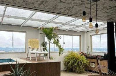 Cobertura com 3 dormitórios, 182 m² - venda por r$ 1.700.000 ou aluguel por r$ 8.900/mês - vila ema - são josé dos campos/sp