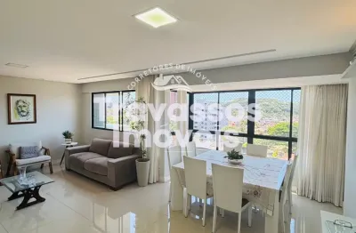 Apartamento à venda /lagoa nova/ no condomínio residencial cecílio clemente – 147m² | 3 suítes + dependência