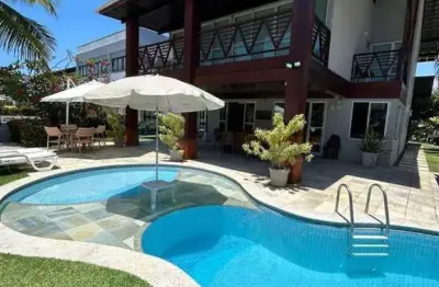 Belíssima casa mobiliada em condomínio beira mar em cupe, muro alto, disponível para venda