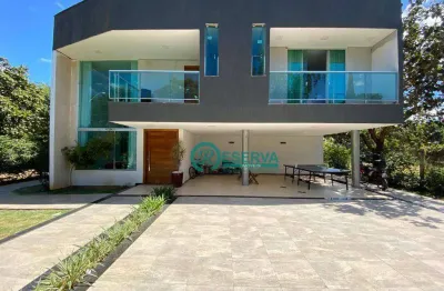 Casa com 4 dormitórios, 392 m² - venda por r$ 2.650.000,00 ou aluguel por r$ 15.550,00/mês - condomínio veredas da lagoa - lagoa santa/mg