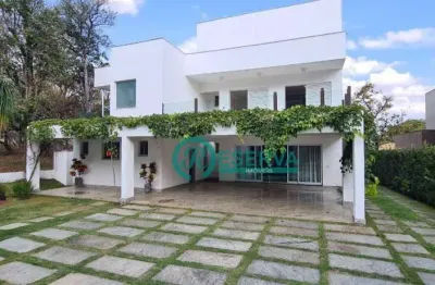 Casa, 520 m² - venda por r$ 3.500.000,00 ou aluguel por r$ 18.685,60/mês - condomínio bouganville - lagoa santa/mg