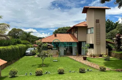Casa com 6 dormitórios, 400 m² - venda por r$ 1.900.000,00 ou aluguel por r$ 9.676,56/mês - condomínio condados da lagoa - lagoa santa/mg