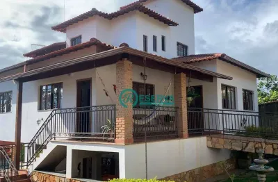Casa em lagoa santa,com 5 dormitórios à venda, 398 m² por r$ 1.700.000 - joá - lagoa santa/mg
