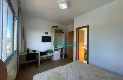Flat com 1 dormitório para alugar, 18 m² por r$ 1.200,00/mês - centro - lagoa santa/mg