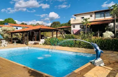 Casa com 6 dormitórios à venda, 560 m² por r$ 1.250.000,00 - condomínio villa monte verde - jaboticatubas/mg