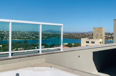 Cobertura com 3 dormitórios, 160 m² - venda por r$ 1.350.000,00 ou aluguel por r$ 5.225,00/mês - lundcea - lagoa santa/mg