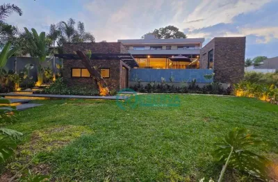 Casa com 5 dormitórios à venda, 440 m² por r$ 7.650.000 - condomínio condados da lagoa - lagoa santa/mg