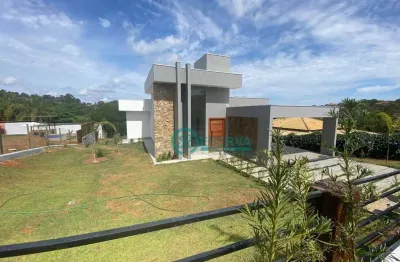 Casa com 3 dormitórios à venda, 188 m² por r$ 1.250.000 - condomínio vale do luar - jaboticatubas/mg