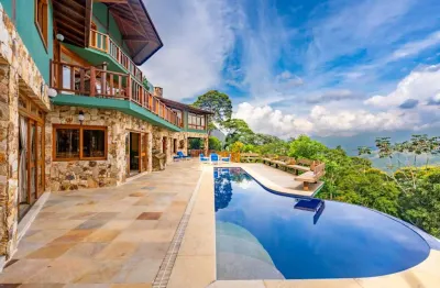Casa com 5 quartos em condomínio em araras, petrópolis.