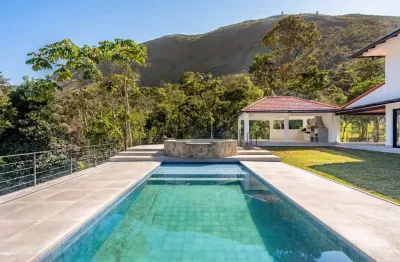 Casa com 4 quartos em condomínio em araras, petrópolis.