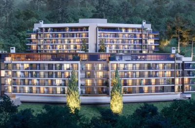 Apartamento garden com 1 quarto em itaipava, petrópolis