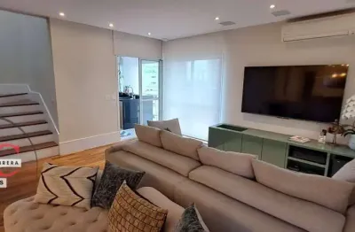 Oportunidade! cobertura duplex de alto padrão, 04 suites, 04 vagas, 291 m² - vila andrade - morumbi.