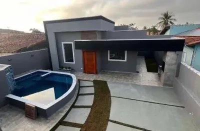 Casa à venda em jardim grandesp, itanhaém, 2 dorms, 204m²