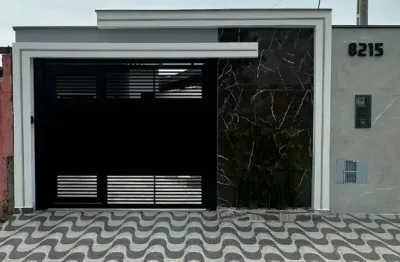 Casa nova com piscina lado praia para venda, 2 quartos em balneario jussara - mongaguá - sp