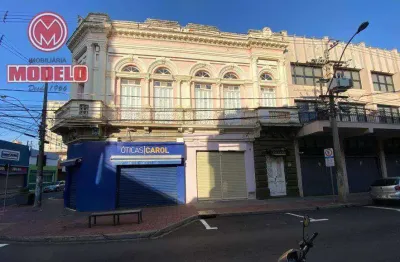 Salão para alugar, 145 m² por r$ 4.500,00/mês - centro - piracicaba/sp