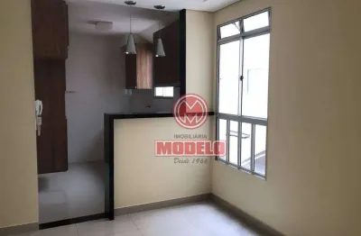 Apartamento com 2 dormitórios para alugar, 47 m² por r$ 1.350,00/mês - jardim são francisco - piracicaba/sp
