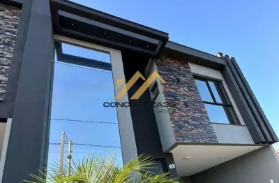 Sobrado à venda em indaiatuba, park gran reserve, com 3 quartos, com 177 m², park gran reserve