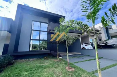 Casa à venda em indaiatuba, condomínio park gran reserve, com 3 quartos, com 134 m²