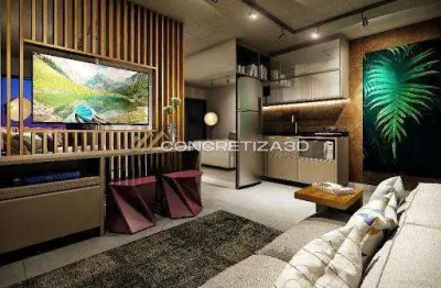 Apartamento à venda em indaiatuba, cidade nova ii, com 1 quarto, com 39.93 m², my studium