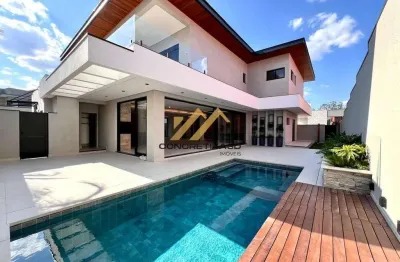 Sobrado com 5 suítes à venda, 560 m² - parque villa dos pinheiros - indaiatuba/sp