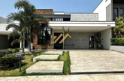 Casa à venda em indaiatuba, jardim esplanada, com 3 suítes, com 192 m², condomínio dona lucilla