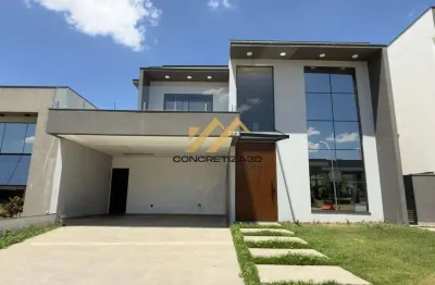 Sobrado à venda em indaiatuba, jardim esplanada, com 4 suítes, com 261 m², condomínio dona lucilla