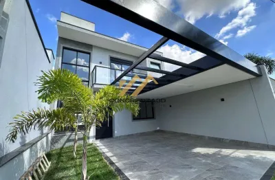 Sobrado à venda em indaiatuba, jardins do império, com 3 quartos, com 155 m², condomínio vila paraty