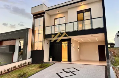 Sobrado à venda em indaiatuba, loteamento park gran reserve, com 3 suítes, com 195 m²