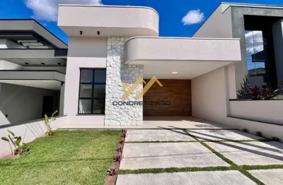 Casa à venda em indaiatuba, loteamento park gran reserve, com 3 quartos, com 135 m²