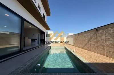 Casa moderna com 3 suítes, 236 m² - condomínio central parque - indaiatuba/sp