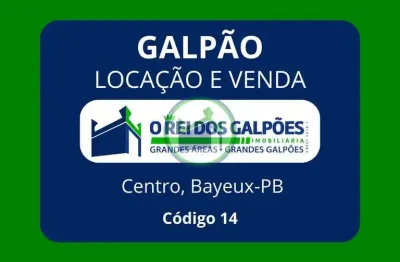 Galpão, 1.141m², 100m da Av. Liberdade, próximo ao MIX MATEUS de BAYEUX.