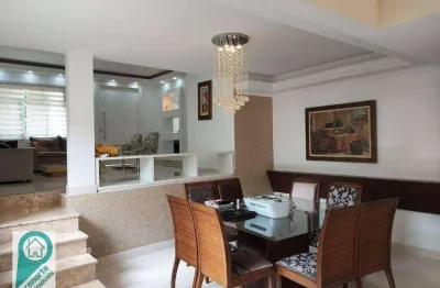 Casa mobiliada em alphaville, 4 suítes, amplo espaço gourmet !