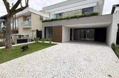 Casa nova com 4 dormitórios à venda, 285 m² por r$ 4.000.000 - alphaville 03 - santana de parnaíba/sp