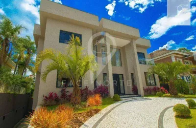 Casa nova mobiliada com 5 dormitórios à venda, 750 m² por r$ 16.000.000 - alphaville -sp